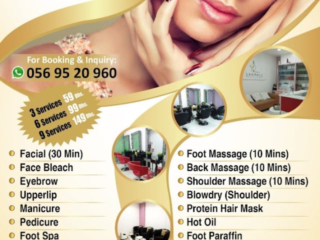 LACONIC LADIES BEAUTY SALOON -  - +971 56 952 0960