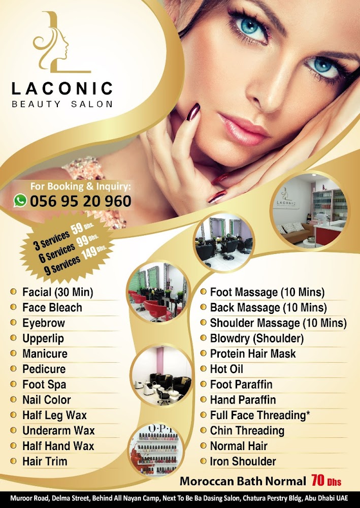 LACONIC LADIES BEAUTY SALOON - Al Manhal - Abu Dhabi