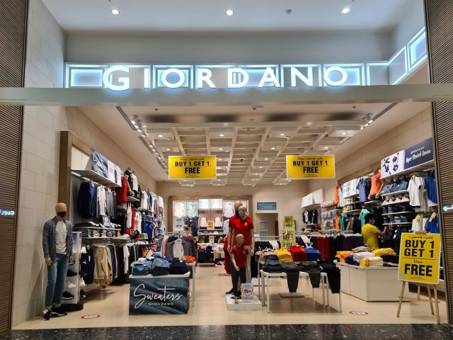 Giordano -  - +971 55 195 0117